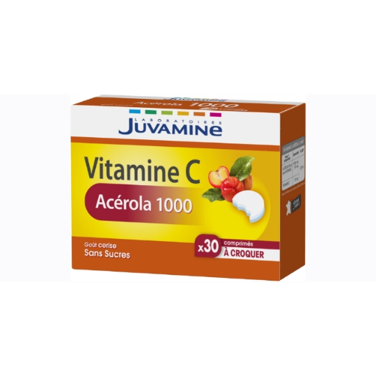 Complément alimentaire Vitamine C Ginseng Guarana JUVAMINE
