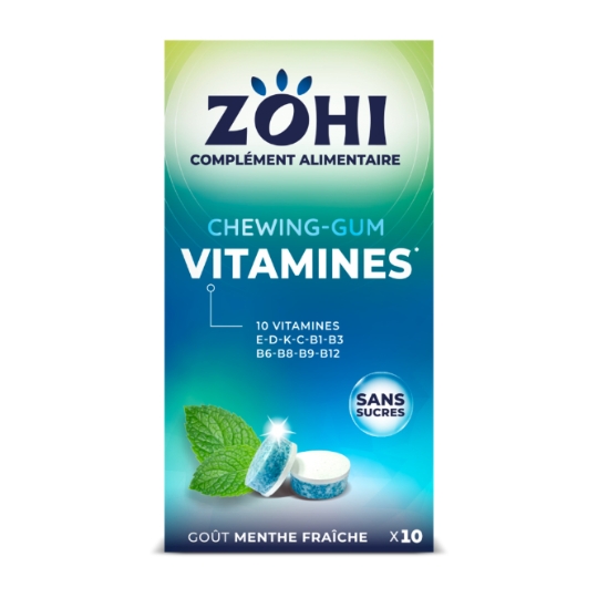 Complément Alimentaire Vitalité Boost Qutidien à la Menthe Fraiche ZOHI