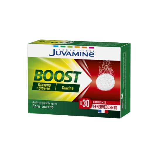 Complément alimentaire boost ginseng taurine LABORATOIRES JUVAMINE