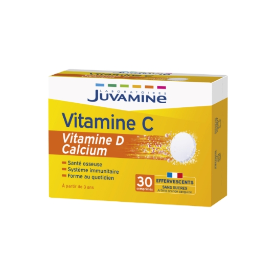 Complément alimentaire vitamine C,D & calcium LABORATOIRES JUVAMINE