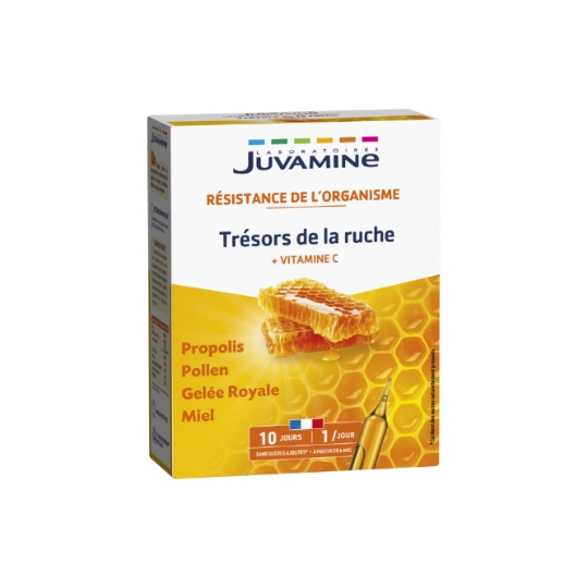 Complément Alimentaire Résistance de l'Organisme à base de Gelée Royale Pollen & Miel JUVAMINE