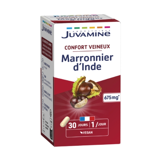 Complément Alimentaire de Marronnier d'Inde Confort Veineux 30 jours JUVAMINE