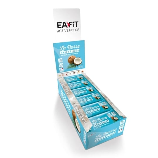 Eafit La Barre Protéinée Noix De Coco - Boite De 24 Barres EAFIT
