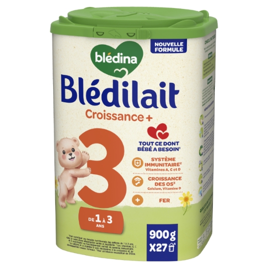 Lait bébé en poudre 3ème âge Dès 12 Mois Croissance + Blédilait BLEDINA
