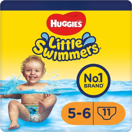 Couches-Culottes Taille 5-6 12-18kg Bain Little Swimmers HUGGIES