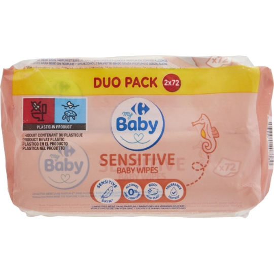 lingettes bébé sans parfum et sans alcool CARREFOUR