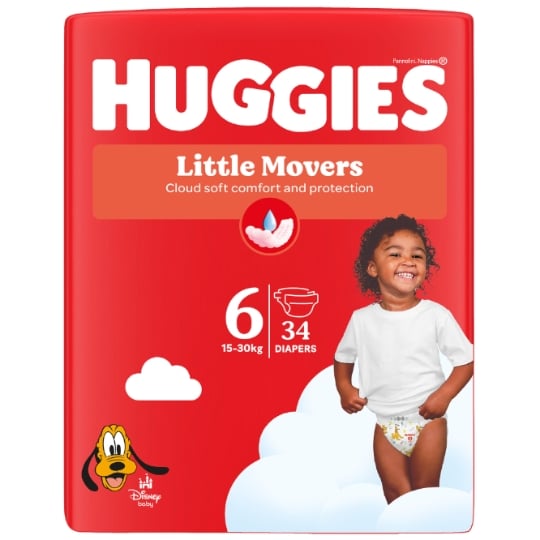 Couches Bébé Taille 6 15-30kg Disney Little Movers Pants HUGGIES