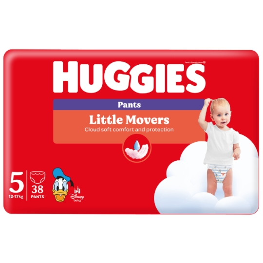 Couches-Culottes Taille 5 12-17kg Disney Little Movers Pants HUGGIES