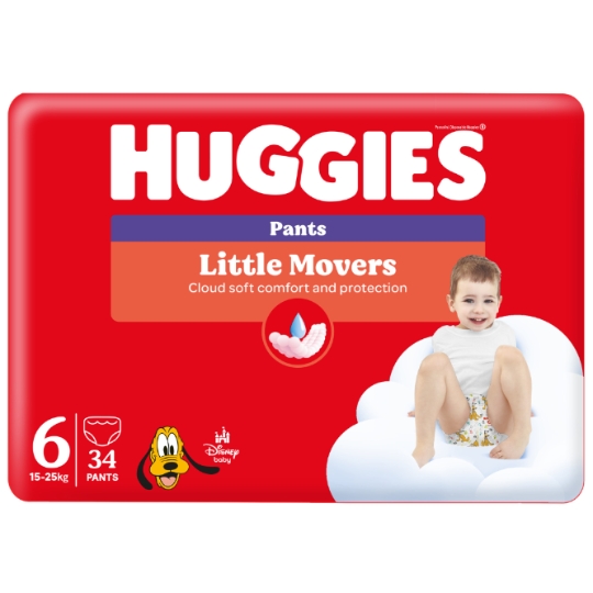 Couches-Culottes Taille 6 15-25kg Disney Little Movers Pants HUGGIES
