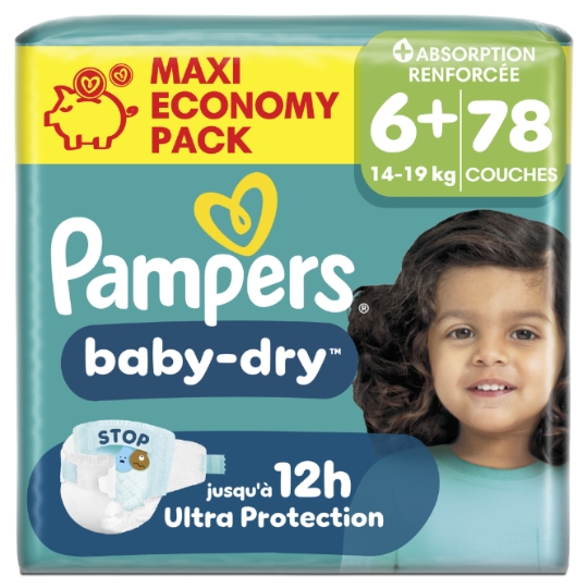 Couches Baby - Dry Ultra Protection 14-19 kg PAMPERS