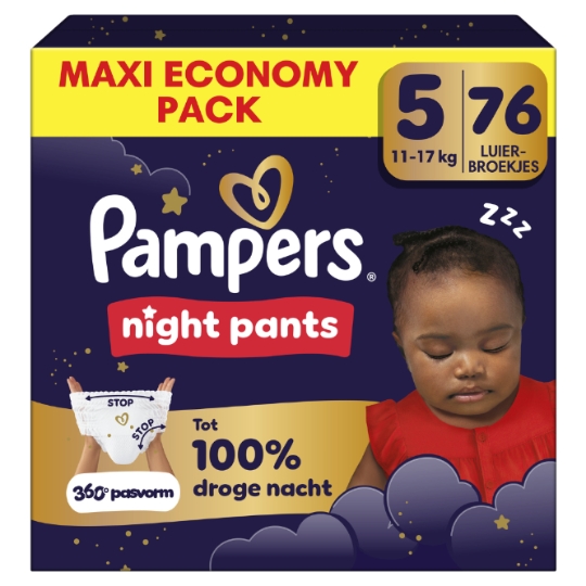 Couches Culottes Night Pants 11-17kg Taille 5 PAMPERS