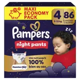 Couches-Culottes 9-15kg Taille 4 Night Pants PAMPERS