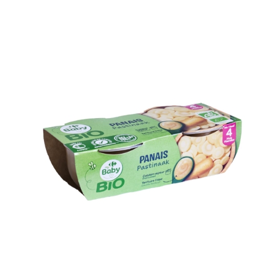 Plat bébé dès 4 mois Panais Bio CARREFOUR BABY