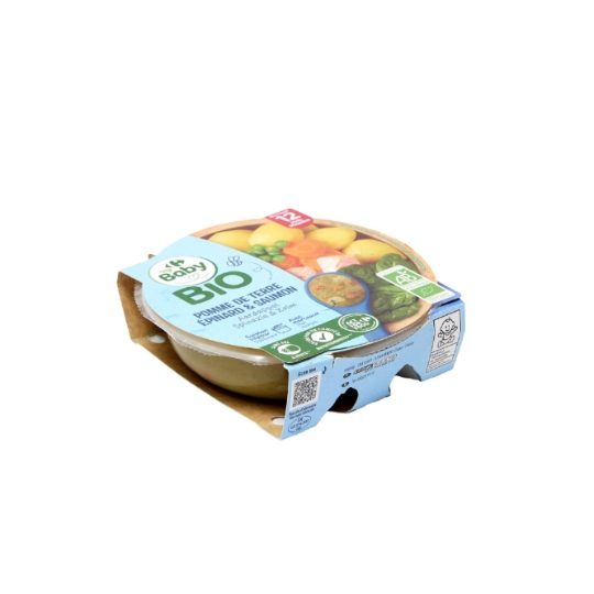Plat bébé du soir dès 12 mois Épinard Saumon Bio Carrefour Baby CARREFOUR BABY