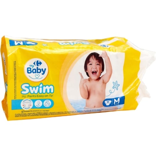 Couches-Culottes Taille M 12-17kg Bain CARREFOUR BABY