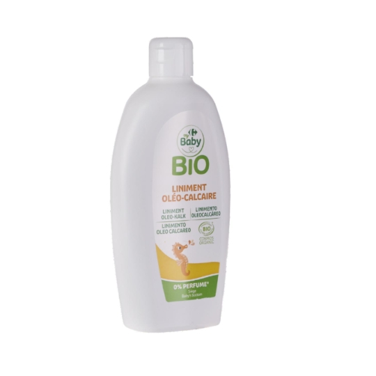 Liniment bio, oléo-calcaire et sans parfum ajouté CARREFOUR