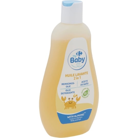 Gel douche bébé Corps et Cheveux 2 en 1 Doux CARREFOUR BABY