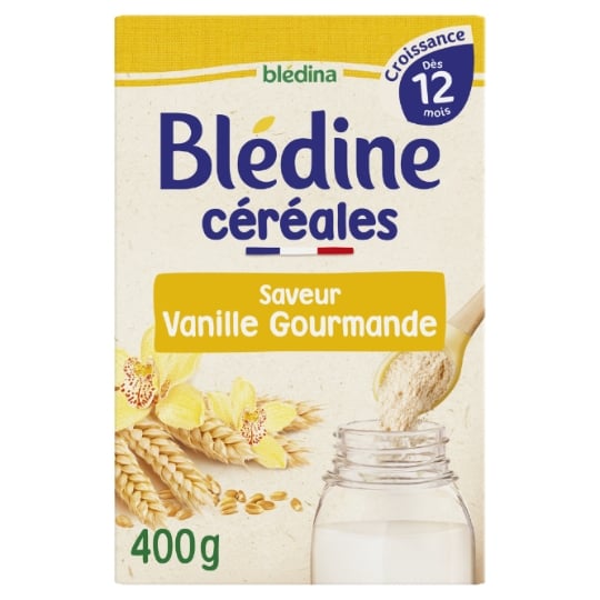 Céréales bébé dès 12 mois saveur Vanille Croissance Blédine BLEDINA