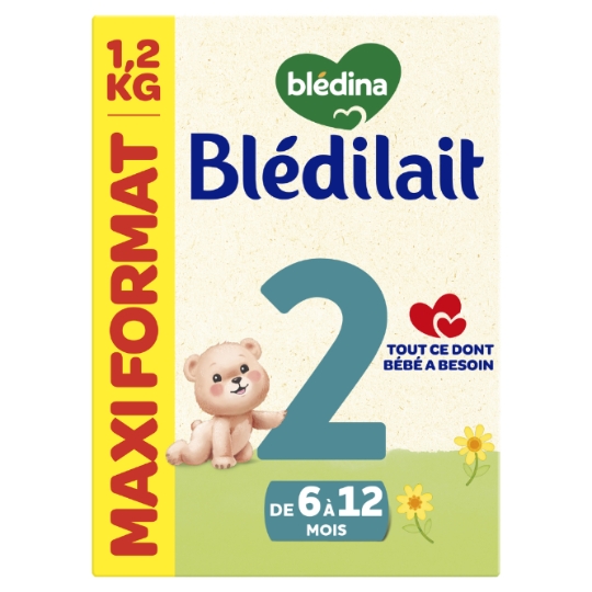 Lait bébé en poudre 2ème âge Dès 6 Mois Blédilait BLEDINA