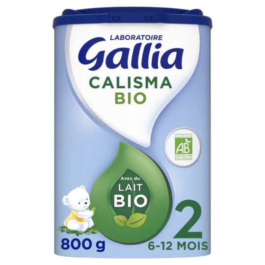 Lait bébé en poudre 2ème âge Dès 6 Mois Bio Calisma GALLIA