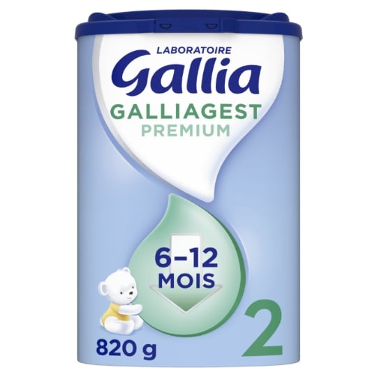 Lait bébé en poudre 2ème âge Dès 6 Mois Galliagest Premium GALLIA
