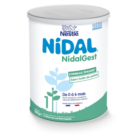 Lait bébé en poudre 1er âge Dès La Naissance NidalGest NESTLE