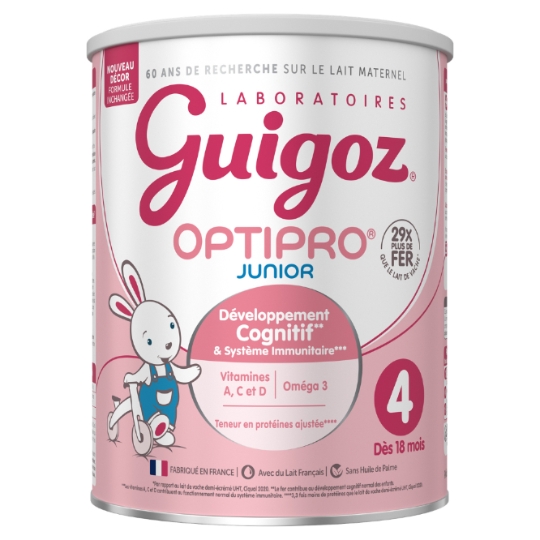 Lait bébé en poudre 4ème âge Dès 18 Mois Optipro GUIGOZ
