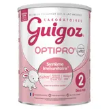 Lait bébé en poudre 2ème âge Dès 6 Mois Optipro 2 GUIGOZ