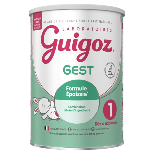 Lait bébé en poudre 1er âge Dès La Naissance Guigozgest GUIGOZ