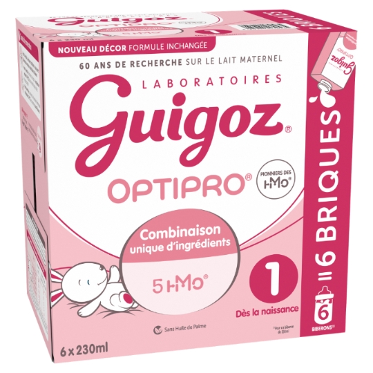 Lait bébé liquide 1er âge Dès La Naissance Optipro GUIGOZ