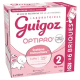 Lait bébé liquide 2ème âge Dès 6 Mois Optipro GUIGOZ