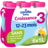 Lait bébé liquide 3ème âge Dès 12 Mois Croissance CANDIA BABY