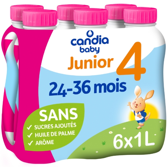 Lait bébé liquide 4ème âge Dès 24 Mois Junior CANDIA BABY