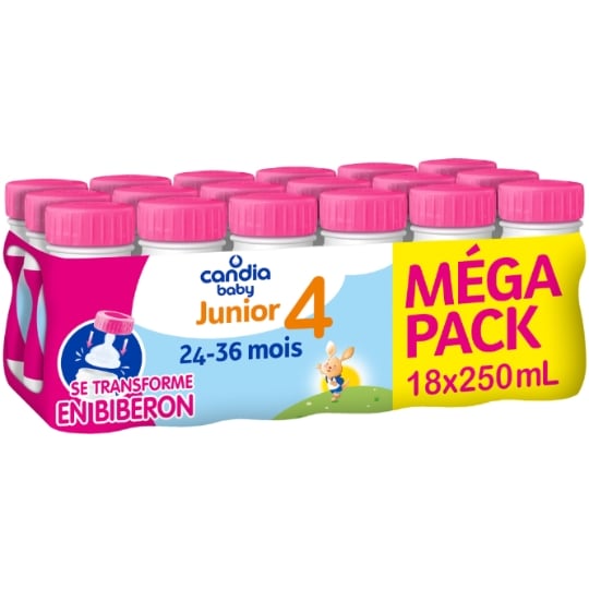 Lait bébé liquide 4ème âge Dès 24 Mois Junior CANDIA BABY