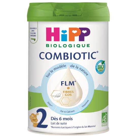 Lait bébé en poudre 2ème âge Dès 6 Mois Bio Combiotic HIPP BIOLOGIQUE