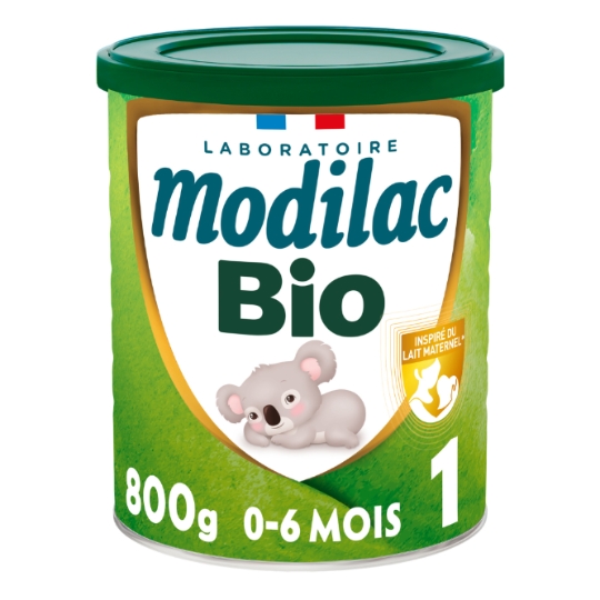 Lait bébé en poudre 1er âge Dès La Naissance Bio Lf+ 1 MODILAC