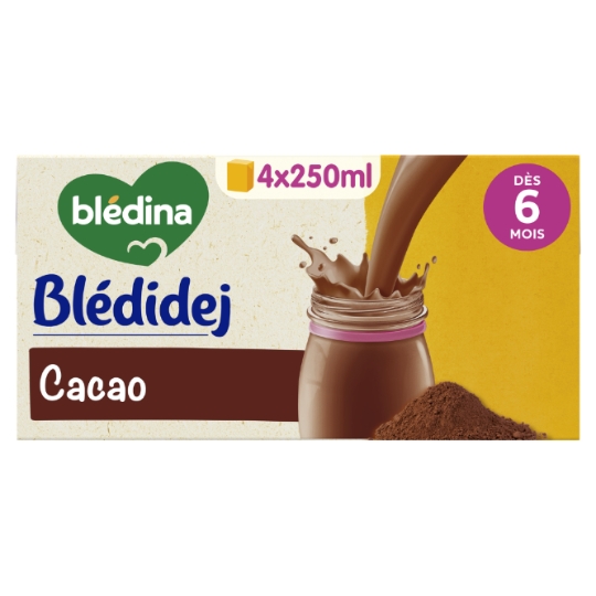 Céréales bébé dès 6 mois saveur Cacao Blédidej BLEDINA