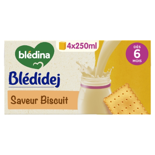 Céréales bébé dès 6 mois saveur biscuit Blédidej BLEDINA
