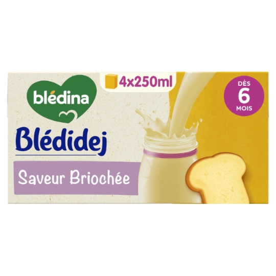 Céréales bébé dès 6 mois saveur briochée Blédidej BLEDINA