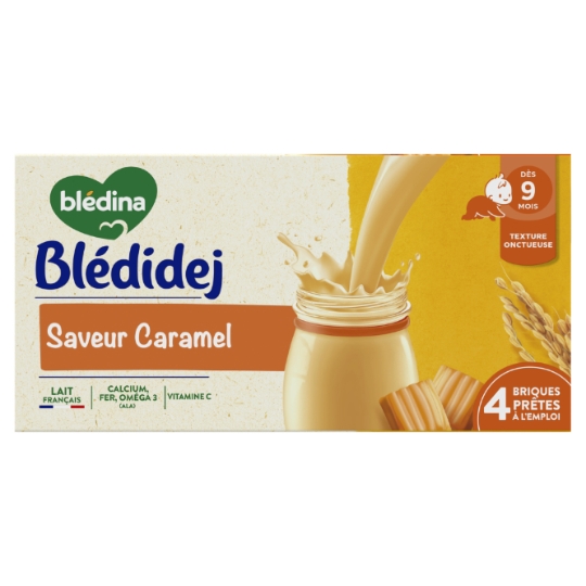 Céréales bébé dès 9 mois saveur Caramel Blédidej BLEDINA