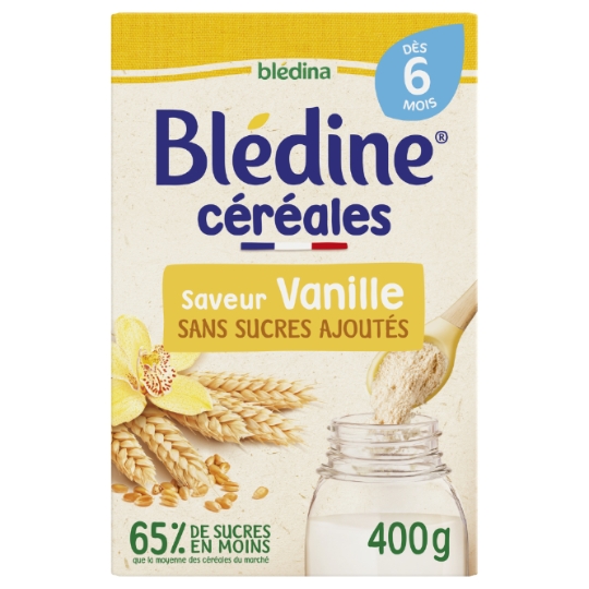 Céréales bébé dès 6 mois saveur Vanille Blédine BLEDINA