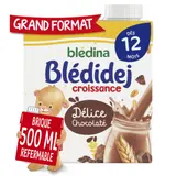 Céréales bébé dès 12 mois saveur Délice Chocolaté Croissance Blédidej BLEDINA