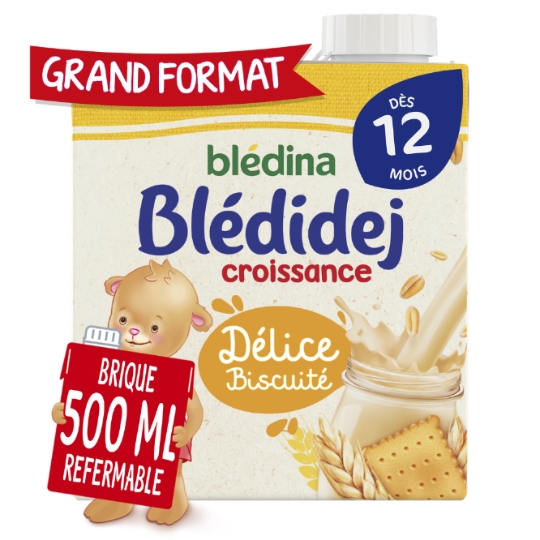 Céréales bébé dès 12 mois Délice biscuité Croissance BLEDINA