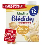 Céréales bébé dès 12 mois Délice biscuité Croissance BLEDINA