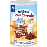 Céréales bébé dès 6 mois Céréales complètes Cacao P'tite céréale NATURNES
