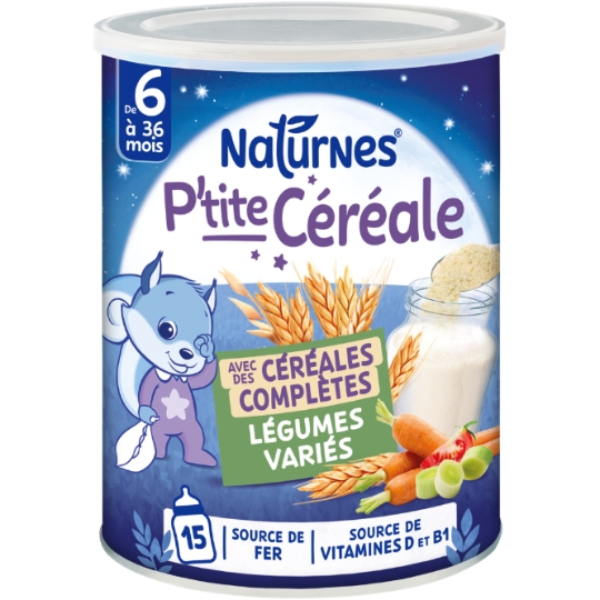 Poudre de céréales aux légumes variés nuit NATURNES