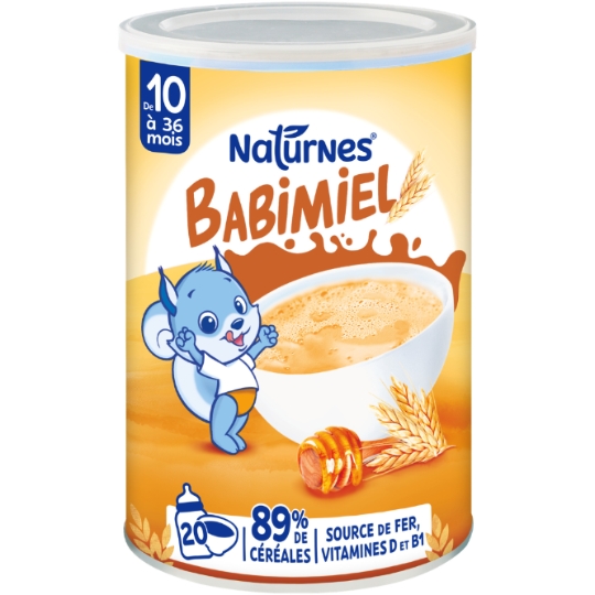 Céréales bébé babimiel NATURNES
