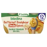 Plat bébé dès 12 mois Butternut Boulghour Dinde Idées de maman BLEDINA