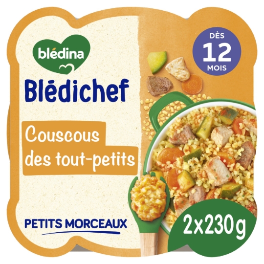 Plat bébé dès 12 mois Couscous Blédichef BLEDINA