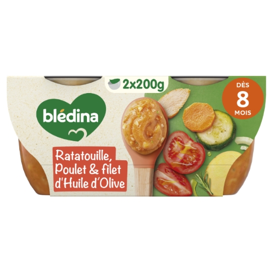 Plat bébé dès 8 mois Ratatouille Poulet Blédina BLEDINA